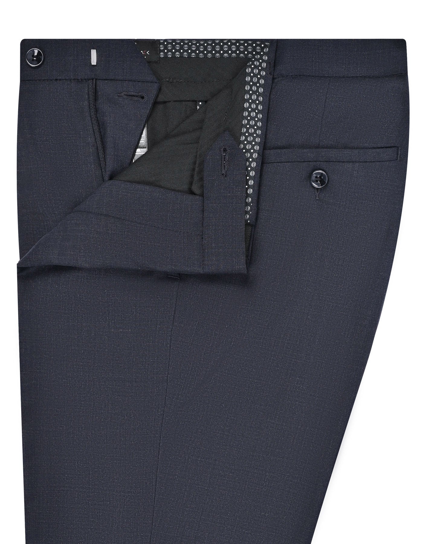 Charcoal Plain Formal Trouser Classic Fit FT2611-4C-32