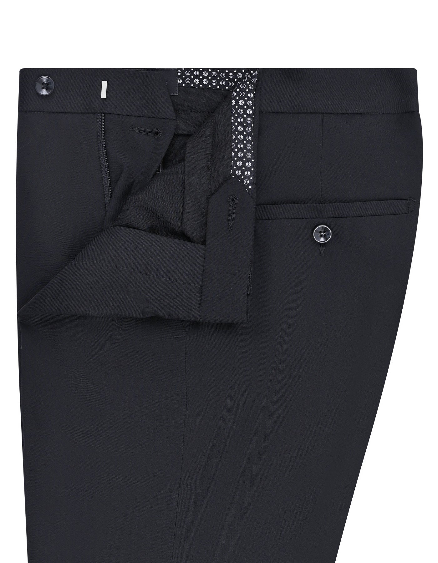 Black Plain Formal Trouser Classic Fit FT2612-3C-32