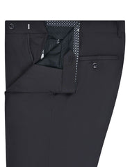 Black Plain Formal Trouser Tailored Smart Fit FT2612-4S-32