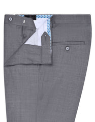 Grey Plain Formal Trouser Tailored Smart Fit FT2613S-32