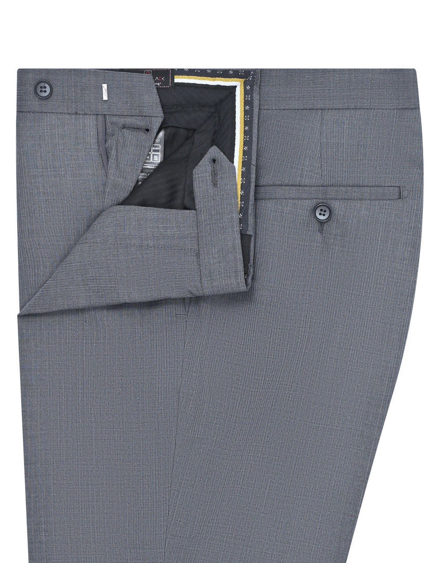 D Grey Texture Formal Trouser Tailored Smart Fit FT2641S-32