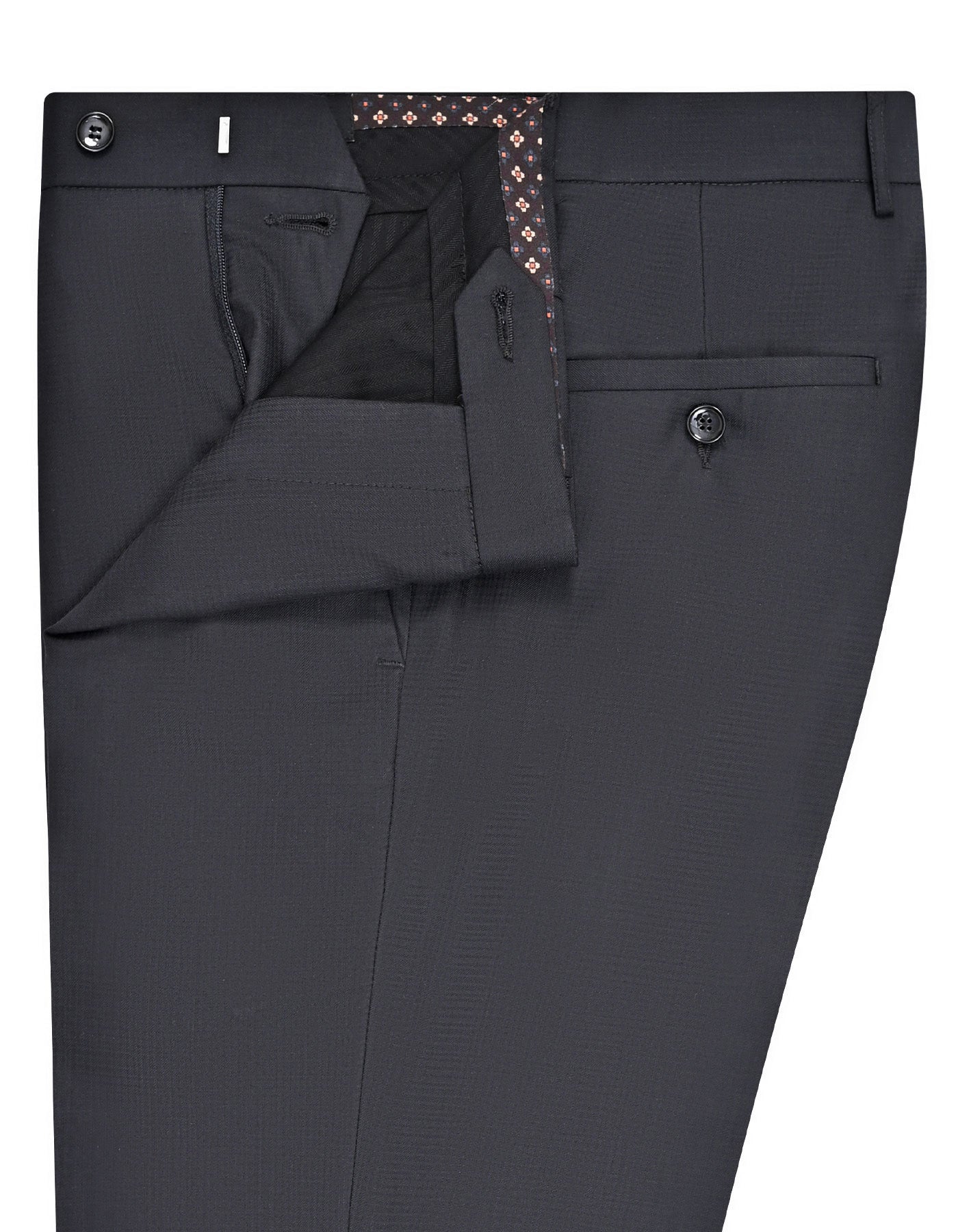 Black Plain Formal Trouser Classic Fit FT2698-1C-32