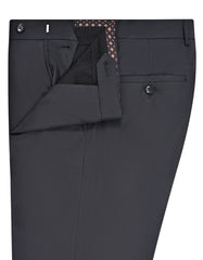 Black Plain Formal Trouser Classic Fit FT2698-1C-32