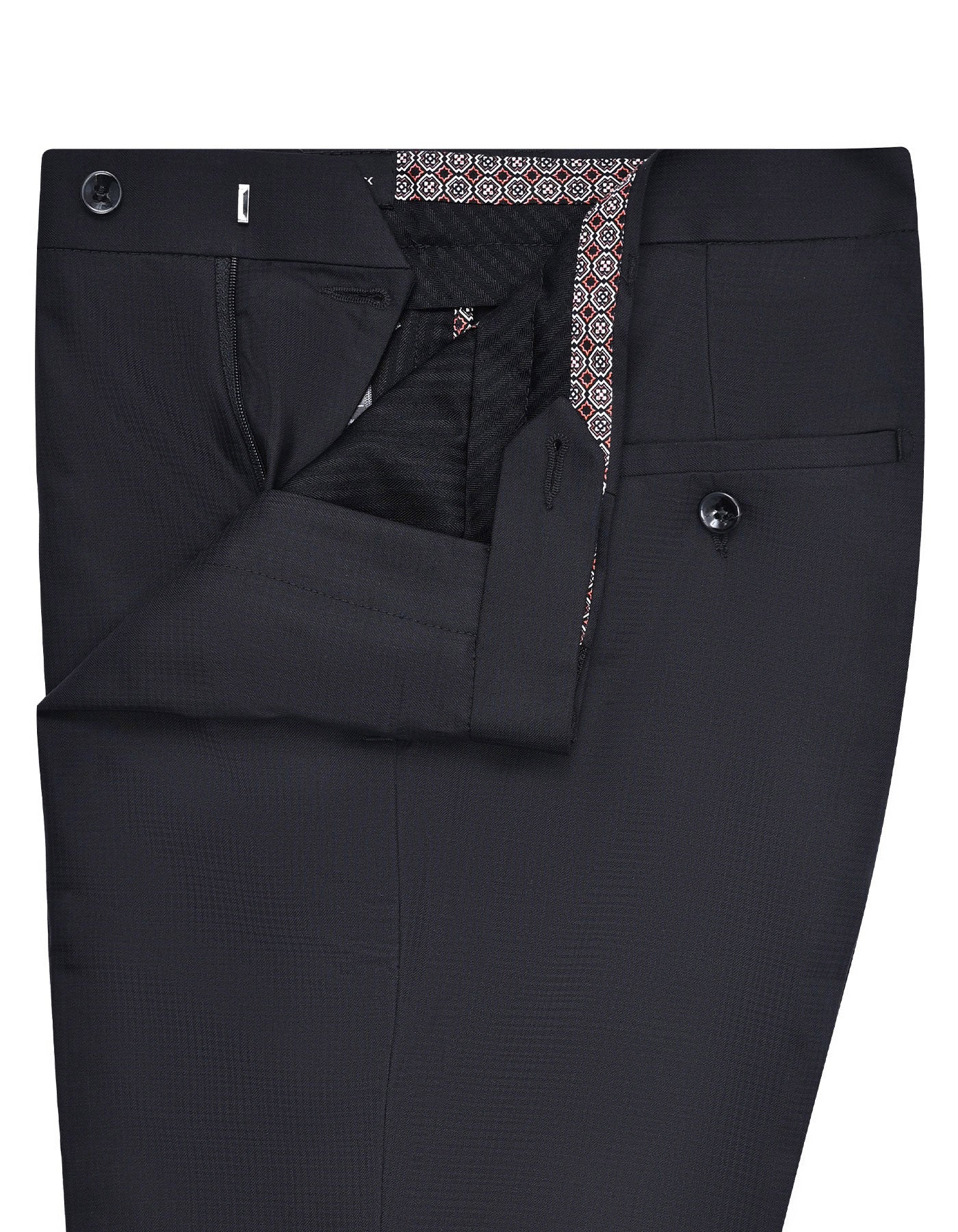 Black Check Formal Trouser Smart Fit FT2698S-32