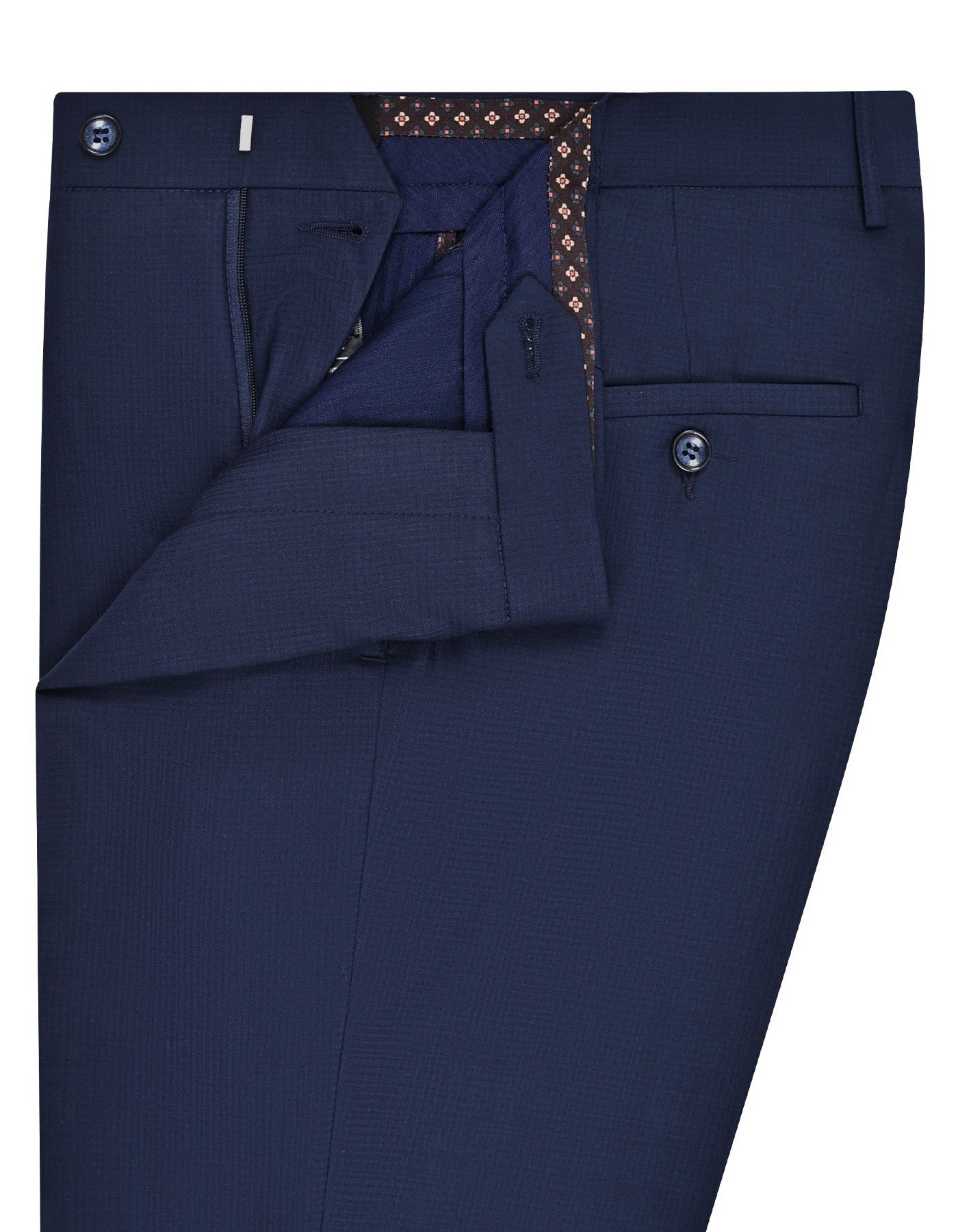Navy Plain Formal Trouser Classic Fit FT2699-1C-32