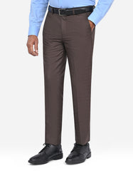 Chocolate Plain Formal Trouser Smart Fit FT2700-1S-30