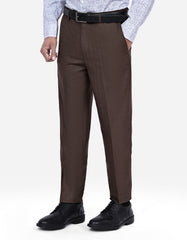 Chocolate Check Formal Trouser Smart Fit FT2700C-30