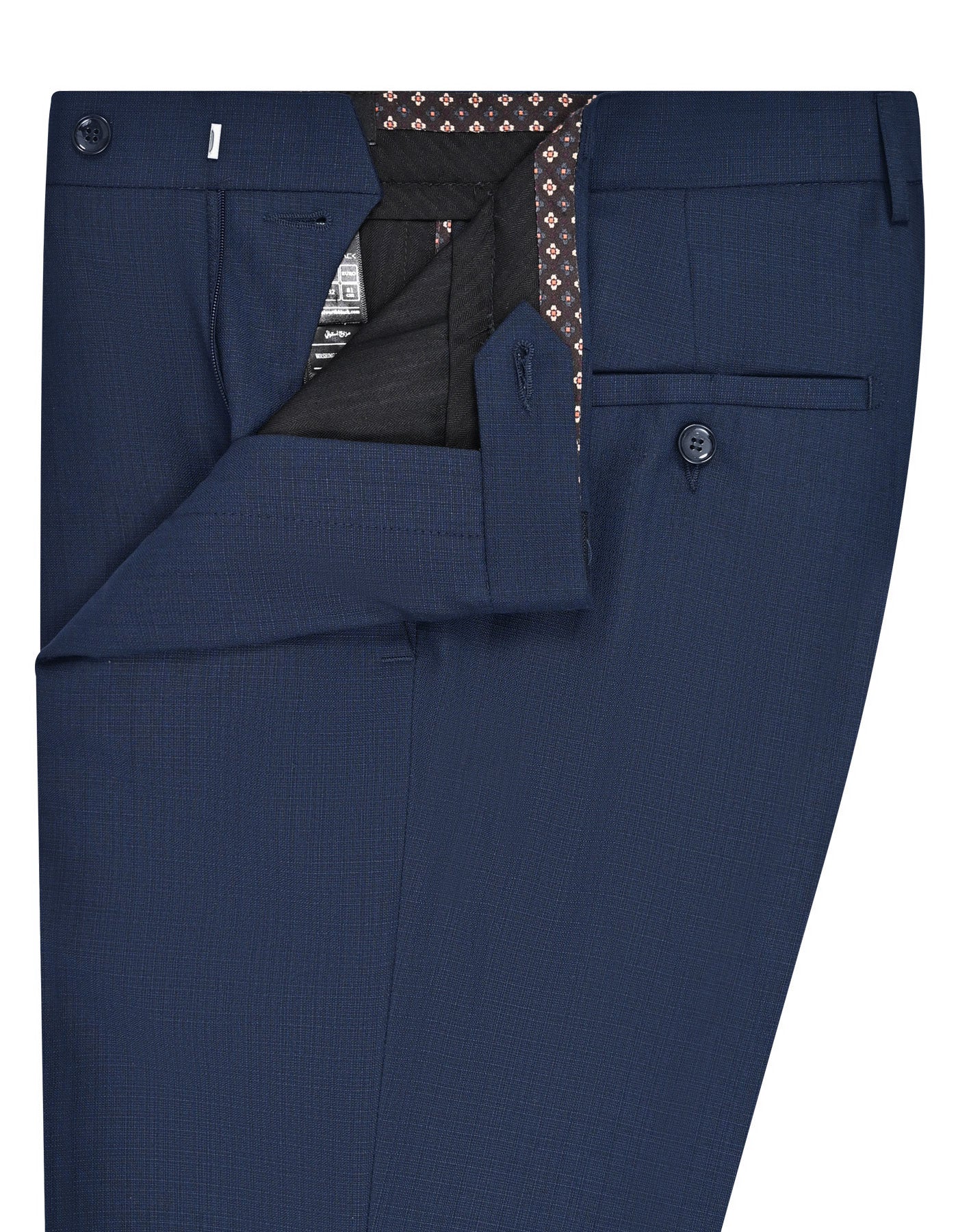 D Grey Plain Formal Trouser Classic Fit FT2706-1C-34