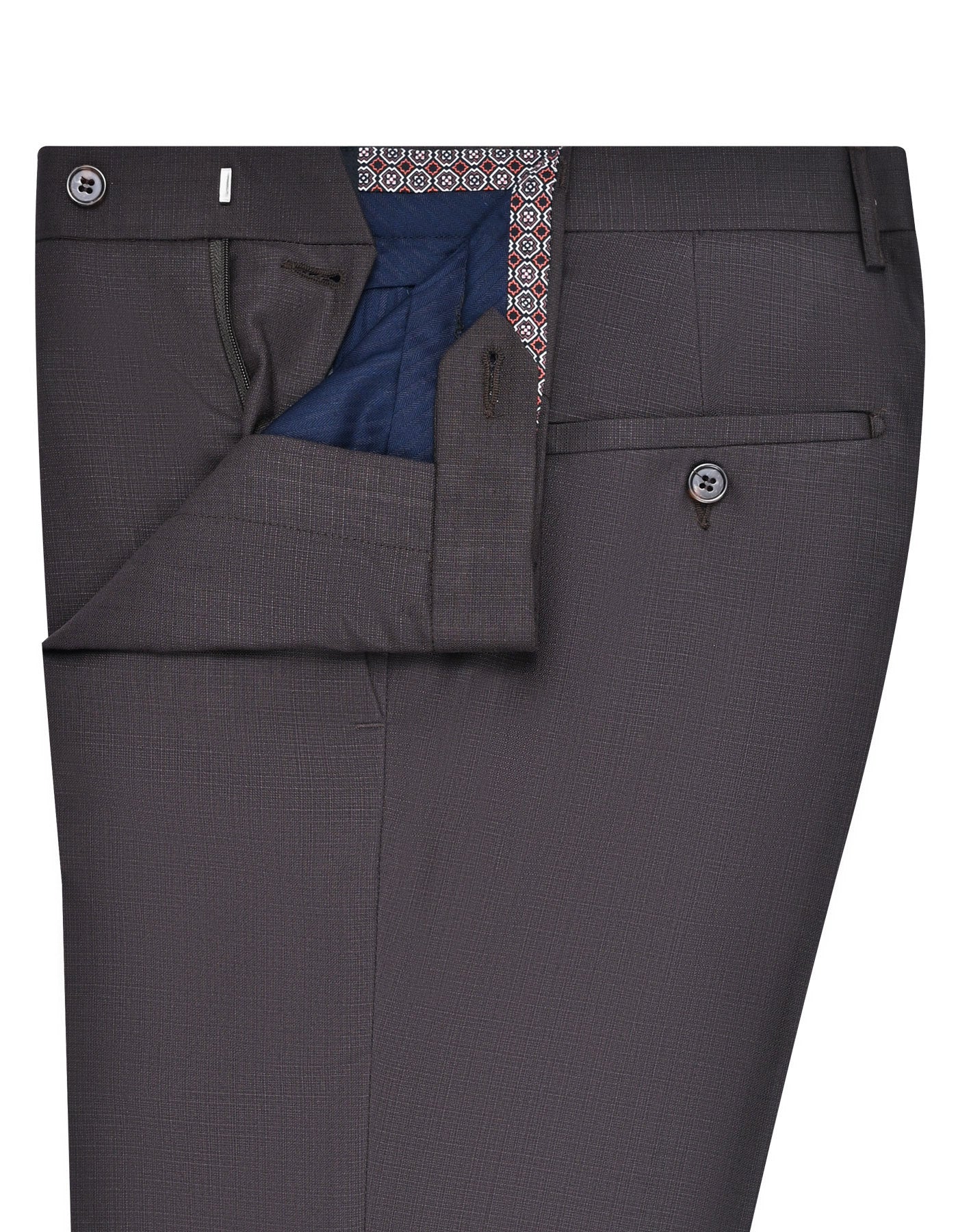 Chocolate Texture Formal Trouser Smart Fit FT2708-1S-32