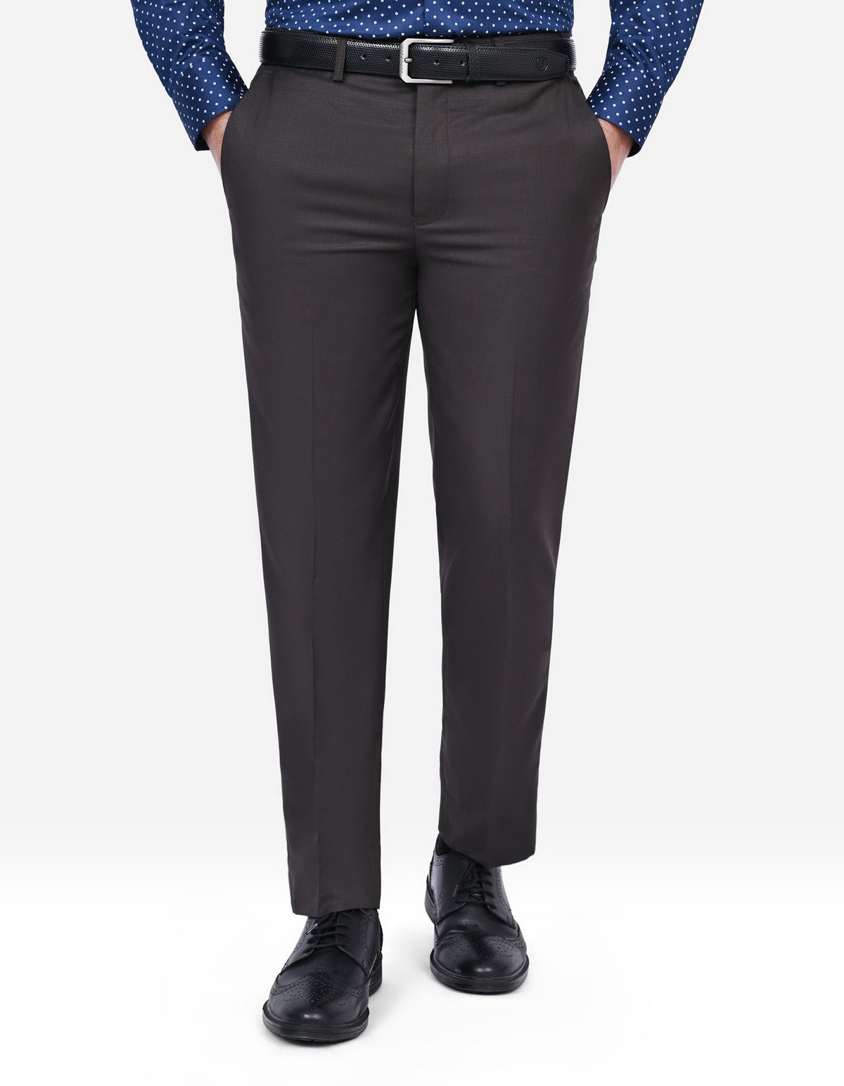 Chocolate Texture Formal Trouser Smart Fit FT2708-1S-30