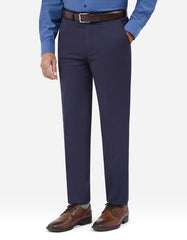 Navy Texture Formal Trouser Tailored Smart Fit FT2734S-32