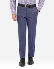 Blue Texture Formal Trouser Classic Fit FT2742C-32