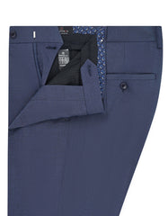 M Blue Texture Formal Trouser Tailored Smart Fit FT2744S-34
