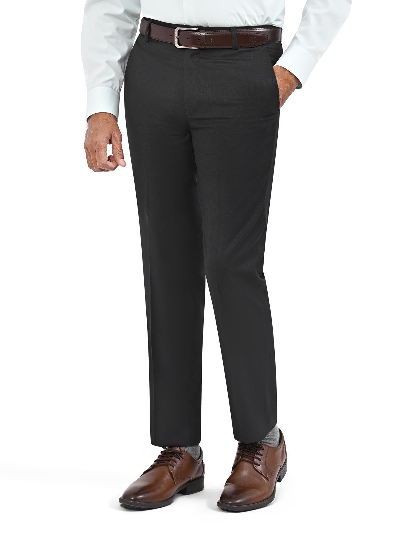 Black Plain Formal Trouser Smart Fit FT2780-1S-30