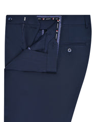 Navy Plain Formal Trouser Tailored Smart Fit FT445-7S-32