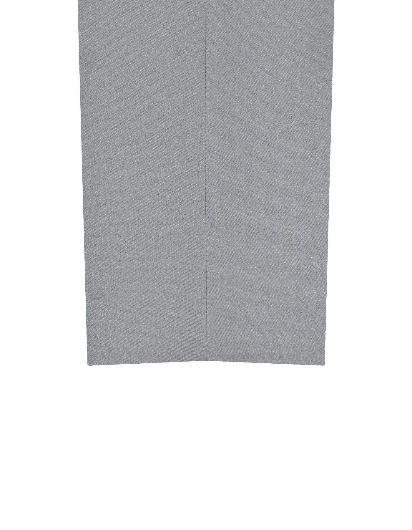 Grey Plain Formal Trouser Tailored Smart Fit FT467S-34