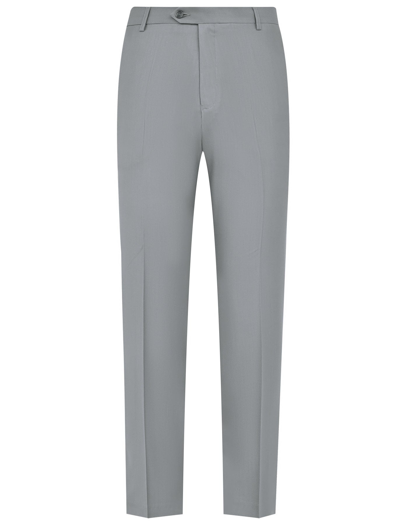 Grey Plain Formal Trouser Tailored Smart Fit FT467S-30