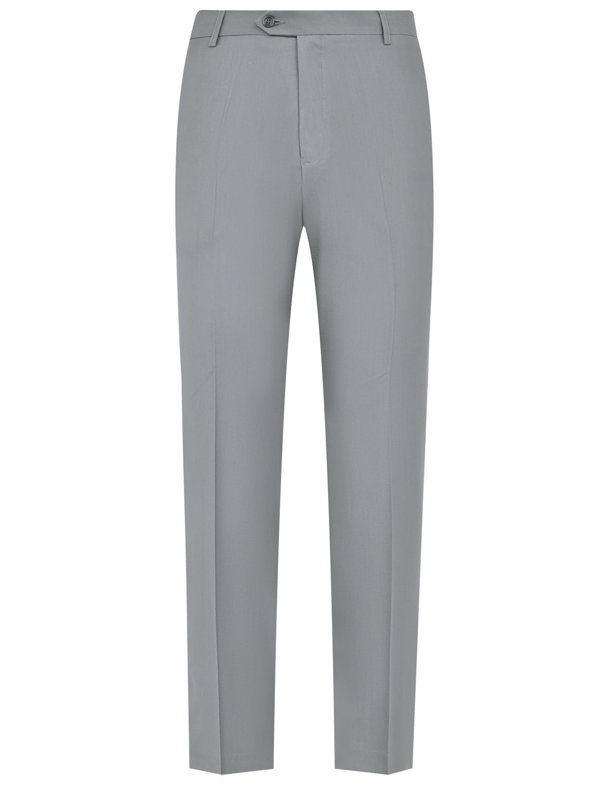 Grey Plain Formal Trouser Tailored Smart Fit FT467S-30