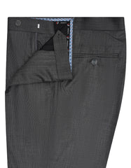 D Grey Texture Formal Trouser Tailored Smart Fit FT472S-32