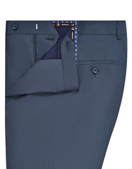 Blue Plain Formal Trouser Classic Fit FT503-2C-32