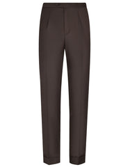 Chocolate Plain Formal Trouser Classic Fit FT505C-30
