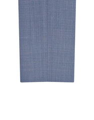 Sea Blue Texture Formal Trouser Tailored Smart Fit FT515S-34