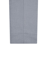 L Grey Plain Smart Fit Formal Trouser