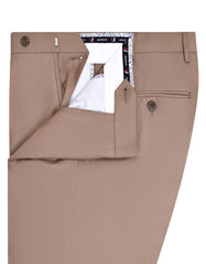 Beige Plain Formal Trouser Classic Fit FT520-1C-32