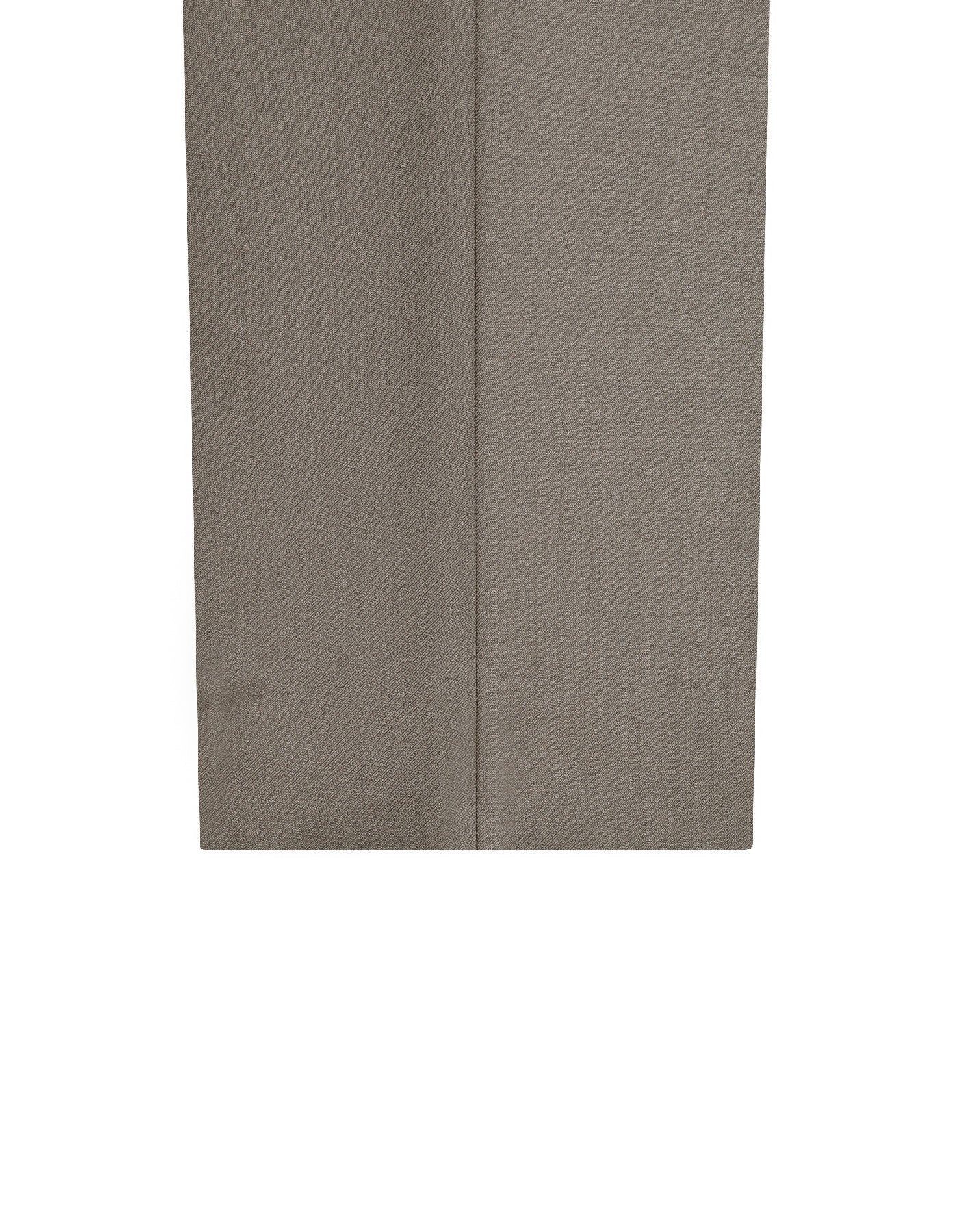 Beige Plain Formal Trouser Classic Fit FT520C-36