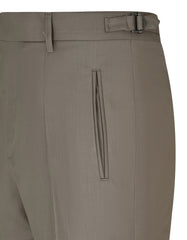 Beige Plain Formal Trouser Classic Fit FT520C-32