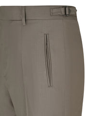 Beige Plain Formal Trouser Tailored Smart Fit FT520S-32