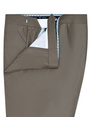 Beige Plain Formal Trouser Tailored Smart Fit FT520S-34