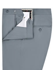 Grey Plain Smart Fit Formal Trouser