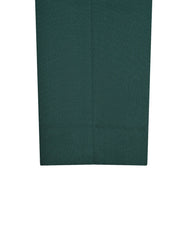 Green Plain Classic Fit Formal Trouser