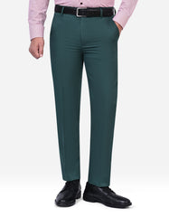 Teal Plain Formal Trouser Smart Fit FT531S-30