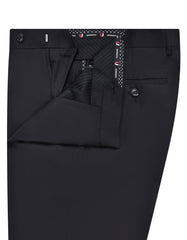 Black Plain Formal Trouser Tailored Smart Fit FT540S-32
