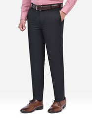 Black Plain Formal Trouser Tailored Smart Fit FT540S-30