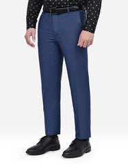 Blue Plain Formal Trouser Classic Fit FT550-1C-30