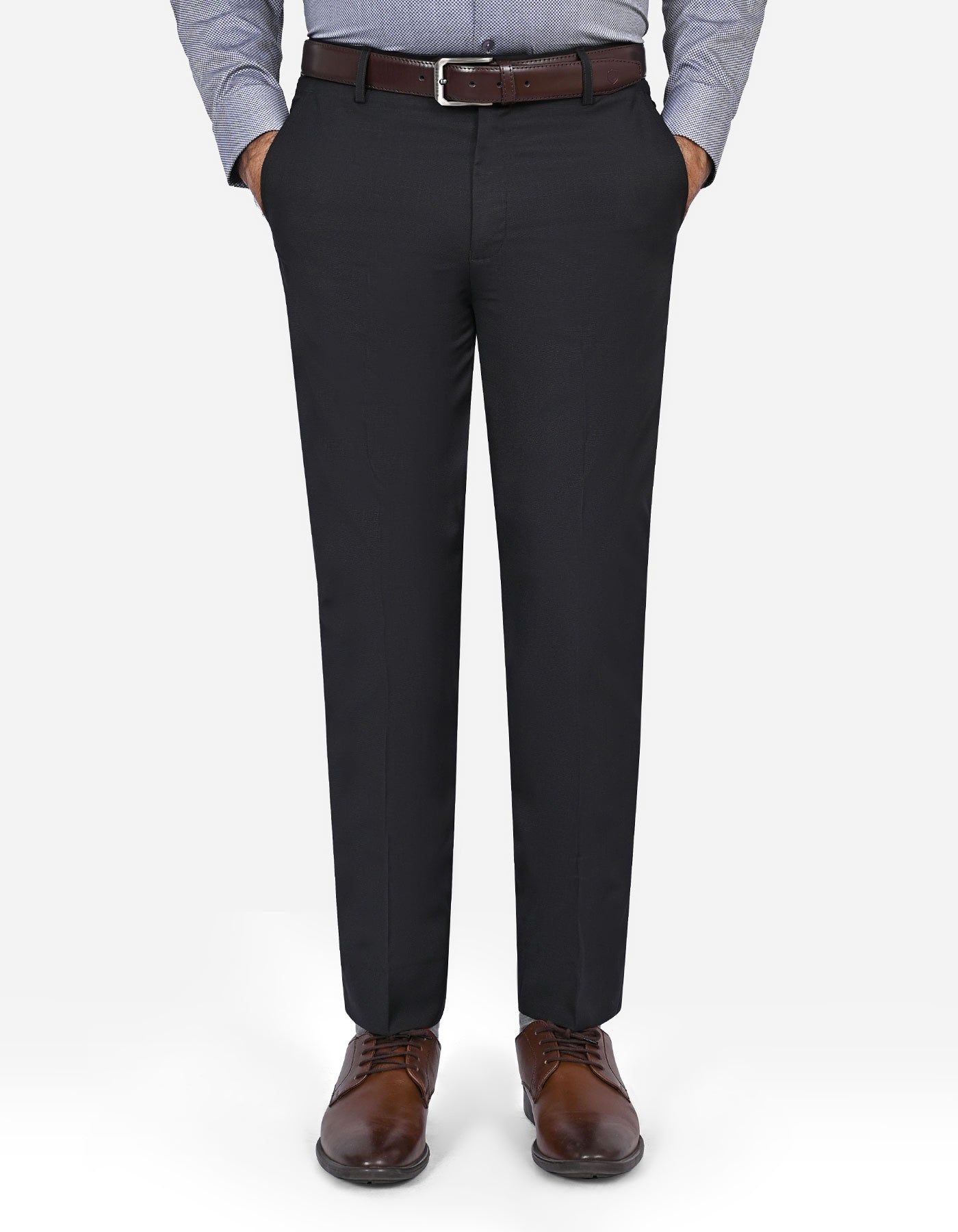 Black Texture Formal Trouser Classic Fit FT551-1C-30