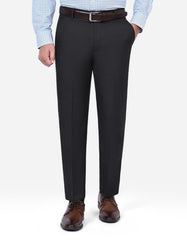 Black Plain Formal Trouser Tailored Smart Fit FT552-1S-32