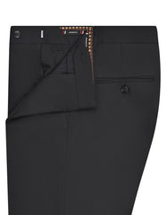 Black Plain Formal Trouser Tailored Smart Fit FT567-3S-32