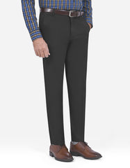 Black Plain Formal Trouser Tailored Smart Fit FT570-3S-32