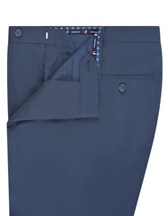 Navy Plain Formal Trouser Tailored Smart Fit FT571-3S-34