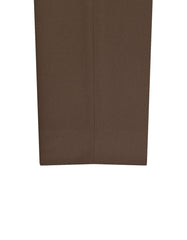 Chocolate Plain Formal Trouser Tailored Smart Fit FT573-3S-36