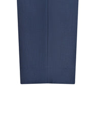 D Blue Plain Formal Trouser Smart Fit FT576S-34