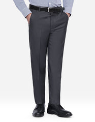 D Charcoal Plain Formal Trouser Smart Fit FT577S-30