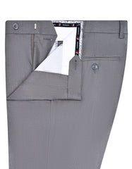 Grey Plain Formal Trouser Classic Fit FT586-1C-32