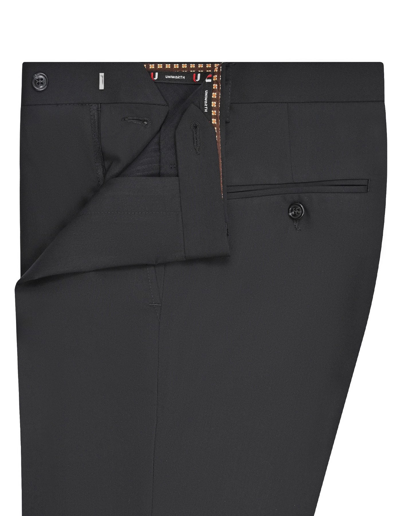 Black Plain Formal Trouser Classic Fit FT597C-32