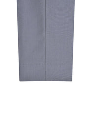 Grey Plain Formal Trouser Tailored Smart Fit FT598S-34