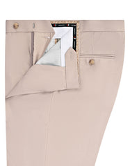 Beige Plain Formal Trouser Classic Fit FT610-1C-32
